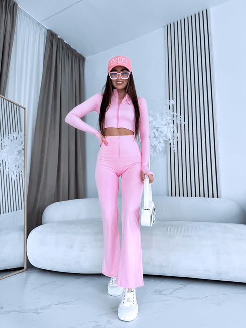 Легинсы "Bubble Sort LM1605" - нежно розовые